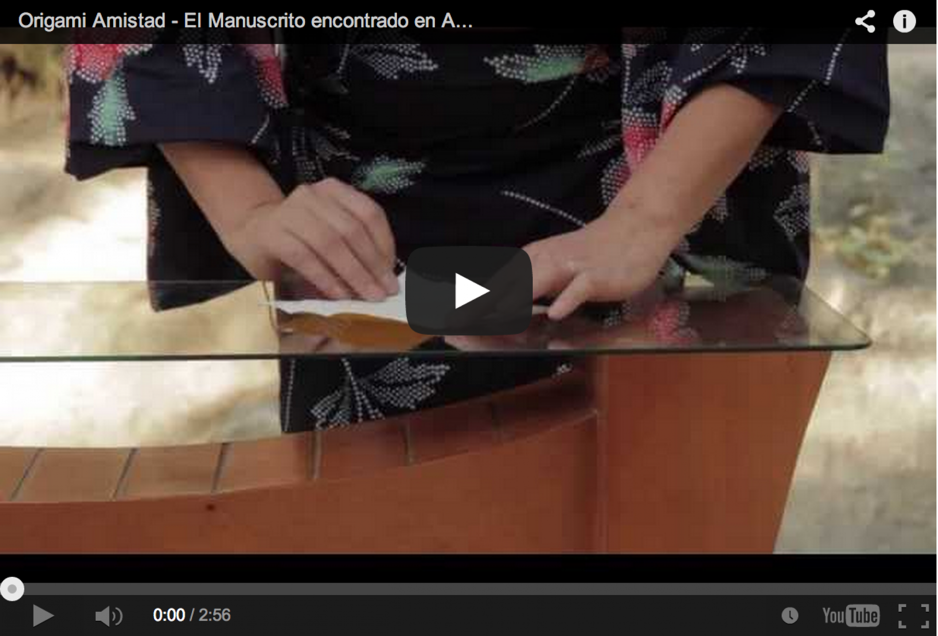 Origami Amistad - El Manuscrito encontrado en Accra de Paulo Coelho